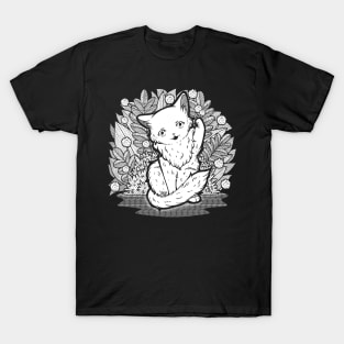 Kitty Final Boss Illustration T-Shirt